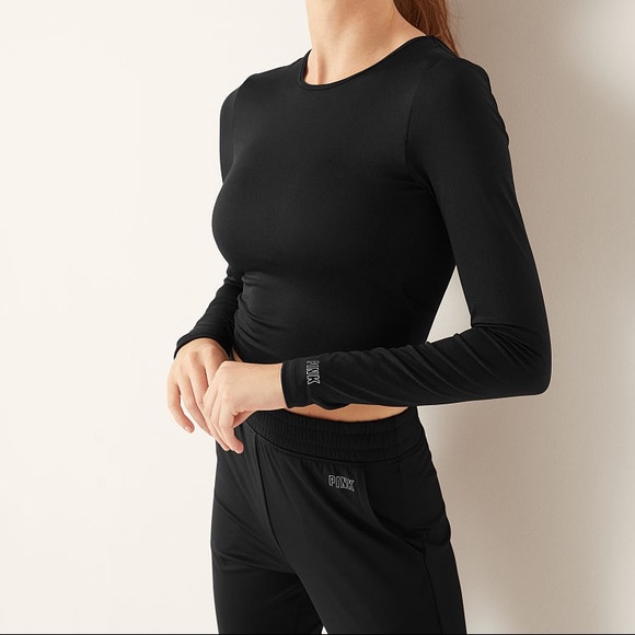 VS Pink Active Strappy Crop Top - Picture 6 of 7